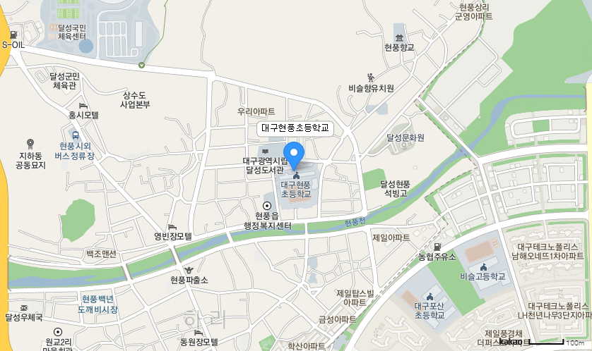 학교 찾아오시는 길 지도